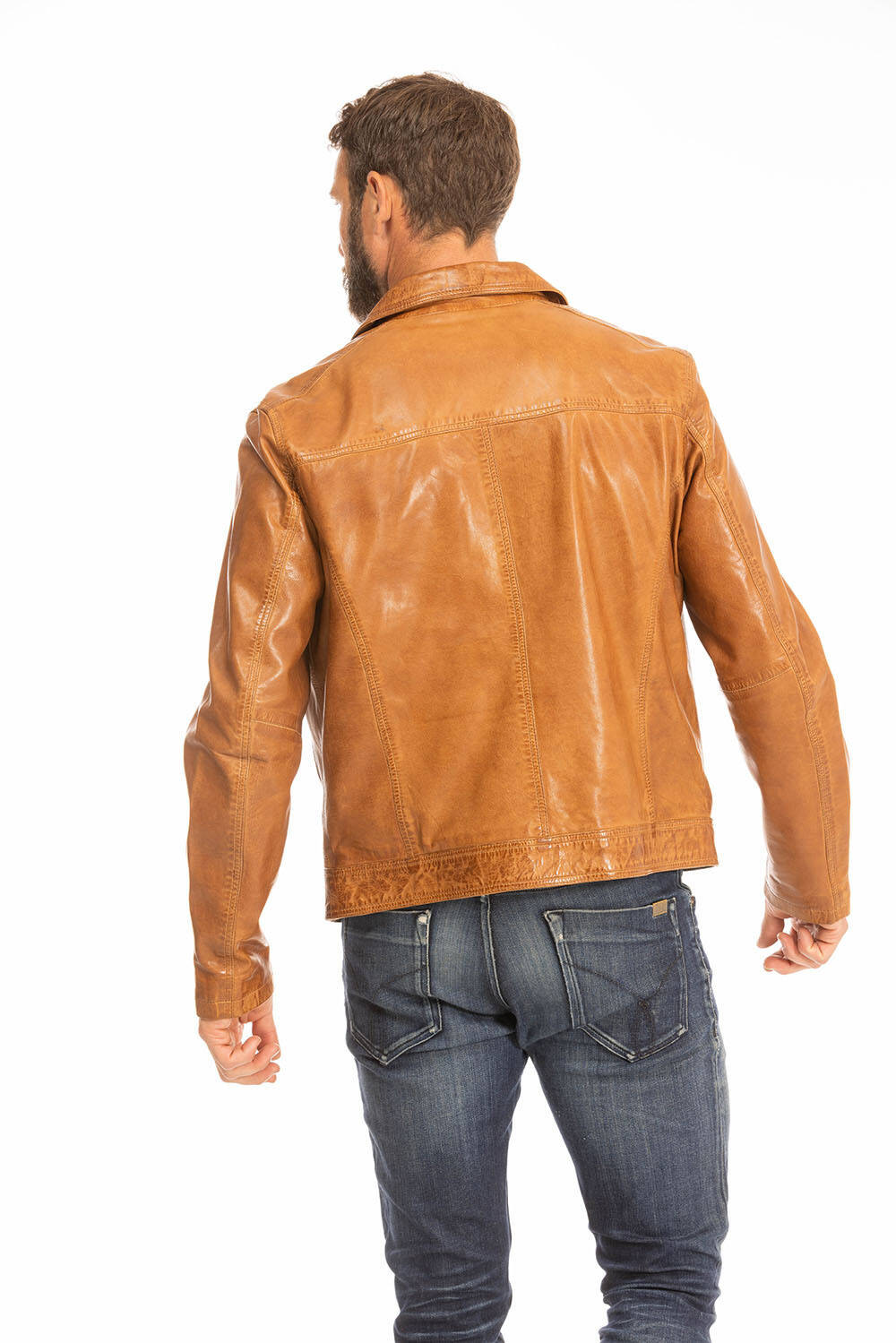 blouson cuir homme cognac 100144 major  (7)