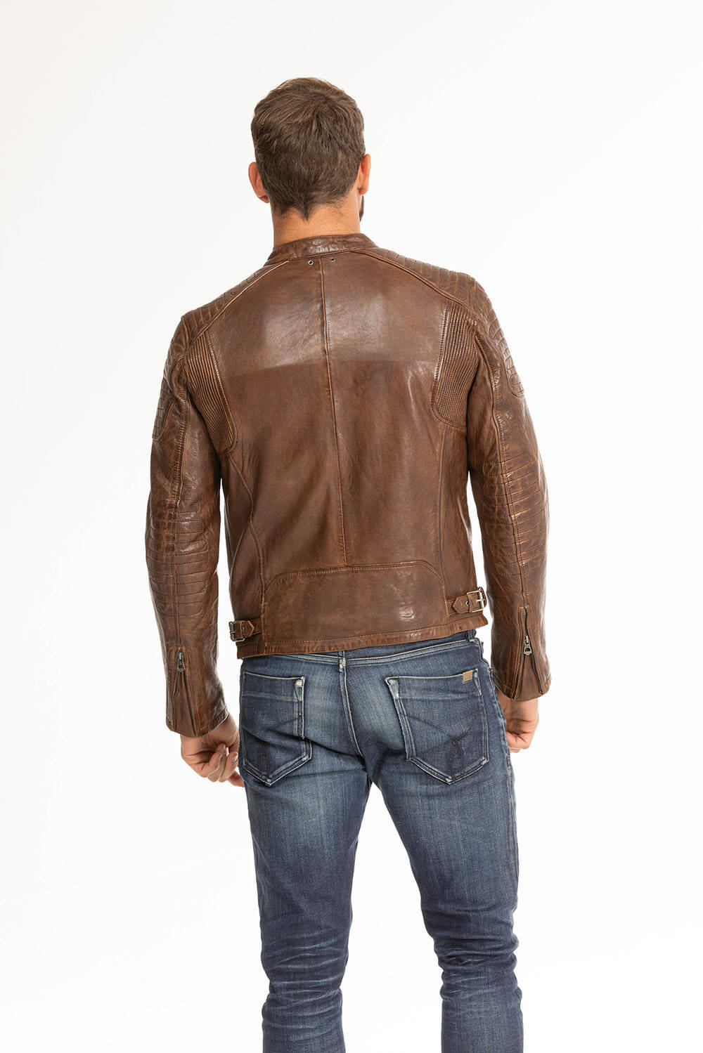 blouson cuir homme cognac 101700 (5)