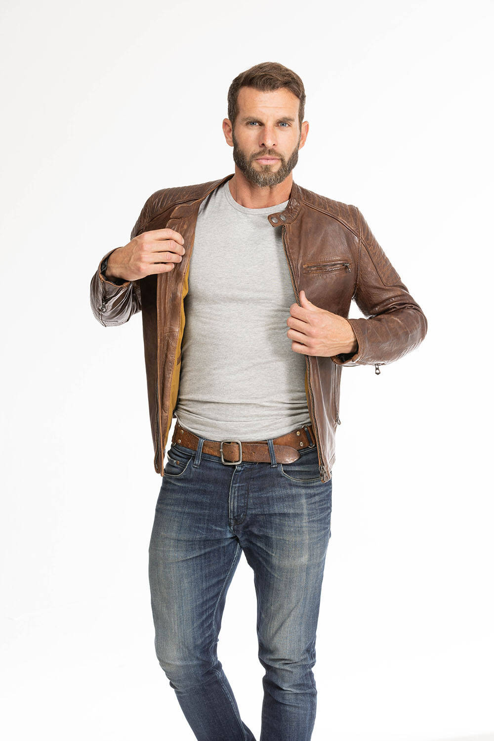 blouson cuir homme cognac 101700 (8)