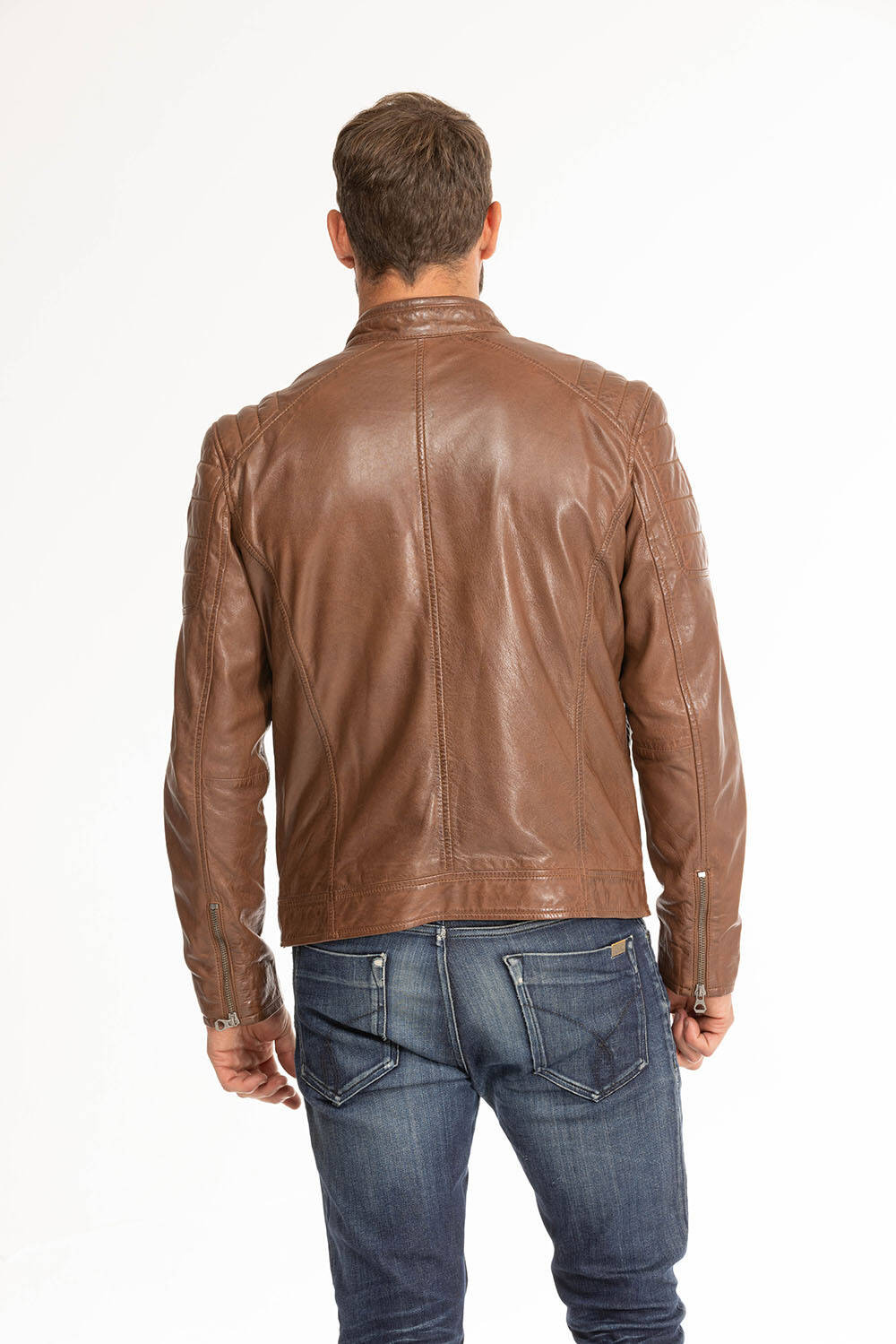 blouson cuir homme derry cognac (6)