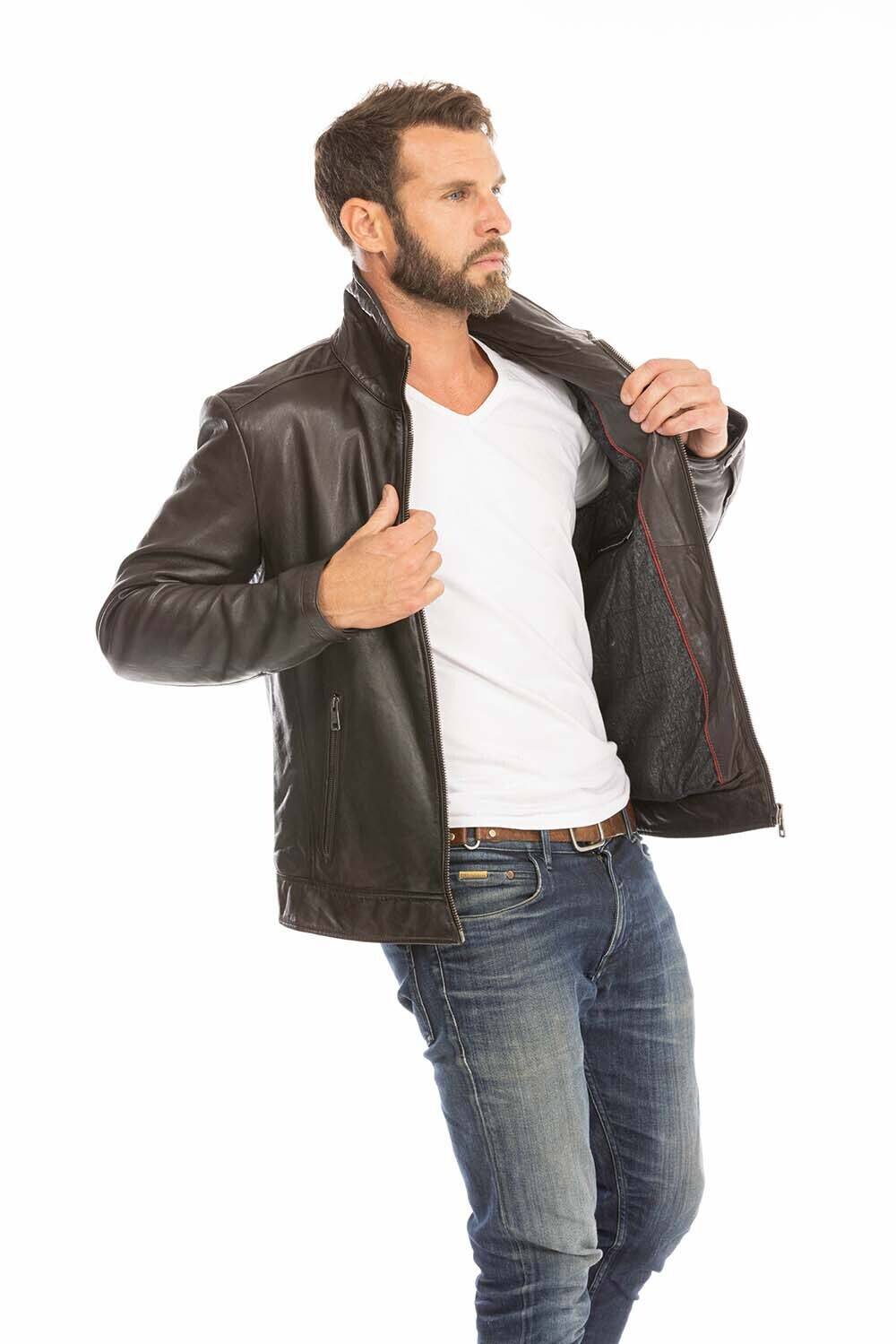 blouson cuir homme justin marron (11)