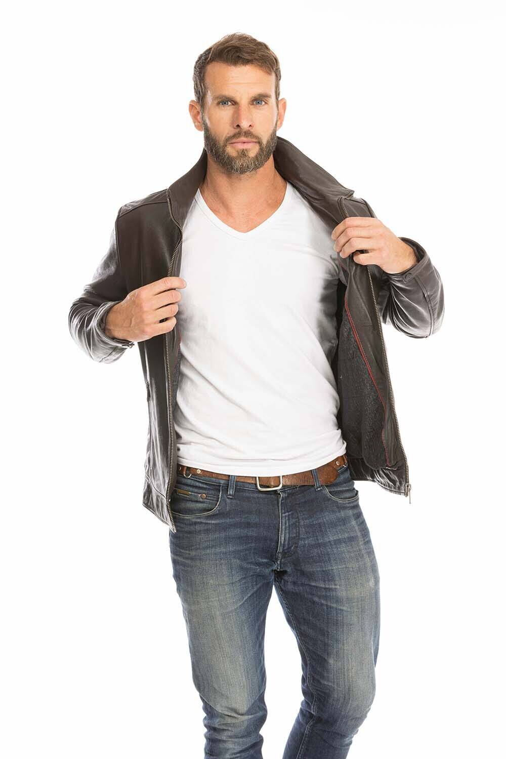 blouson cuir homme justin marron (13)