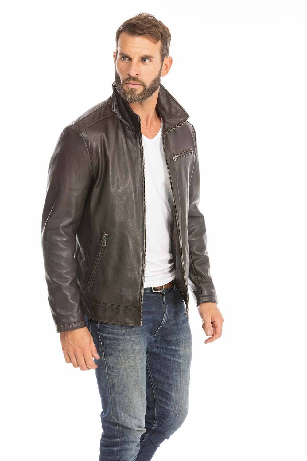 blouson cuir homme justin marron (7)