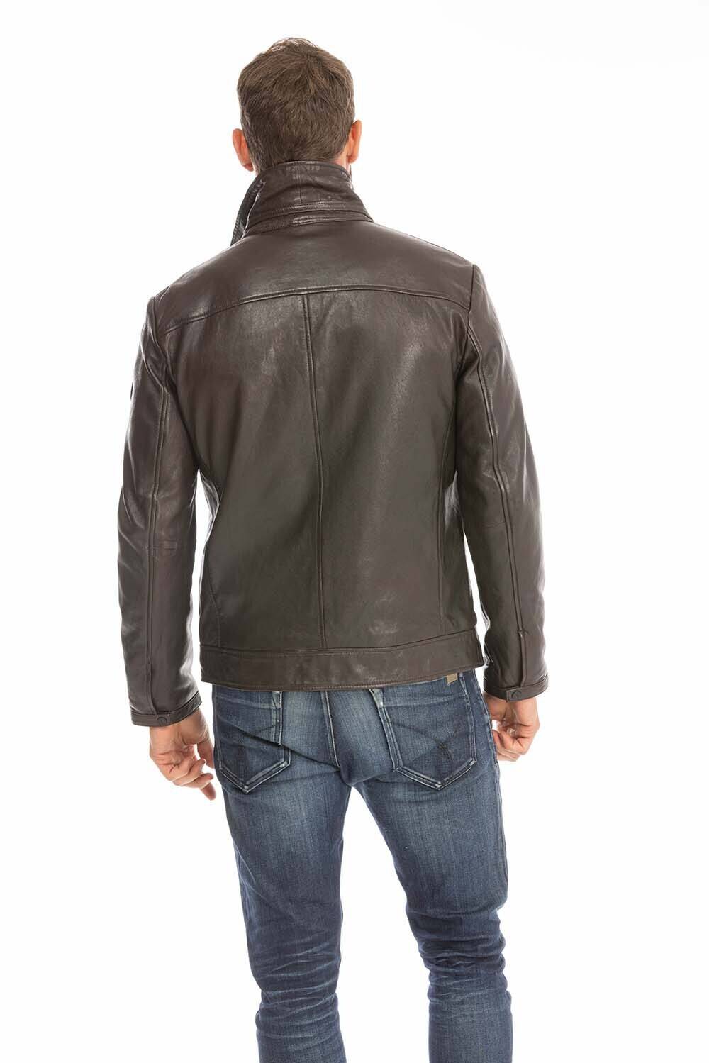 blouson cuir homme justin marron (9)