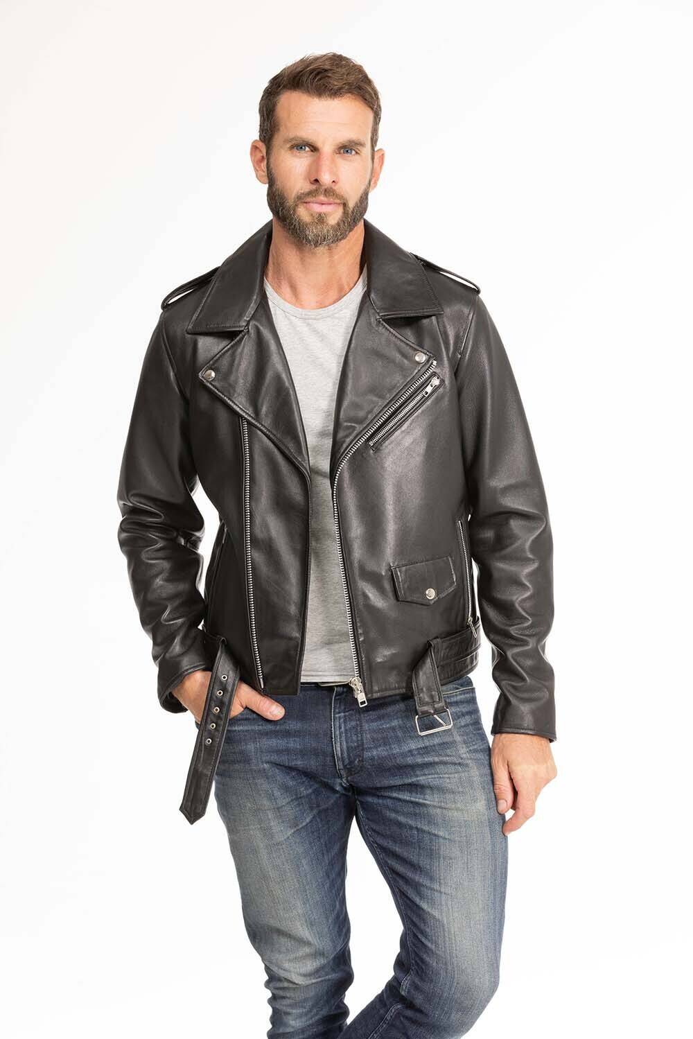 blouson cuir homme noir style perfecto perfgen (2)