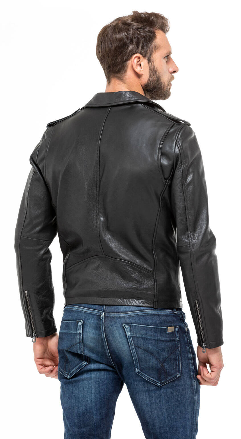 blouson cuir homme perfecto cuir 100866 daytona mannequin (5)