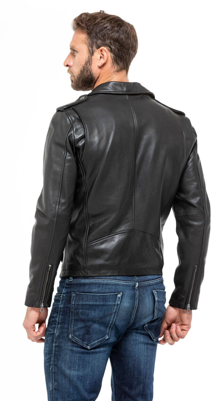 blouson cuir homme perfecto cuir 100866 daytona mannequin (6)