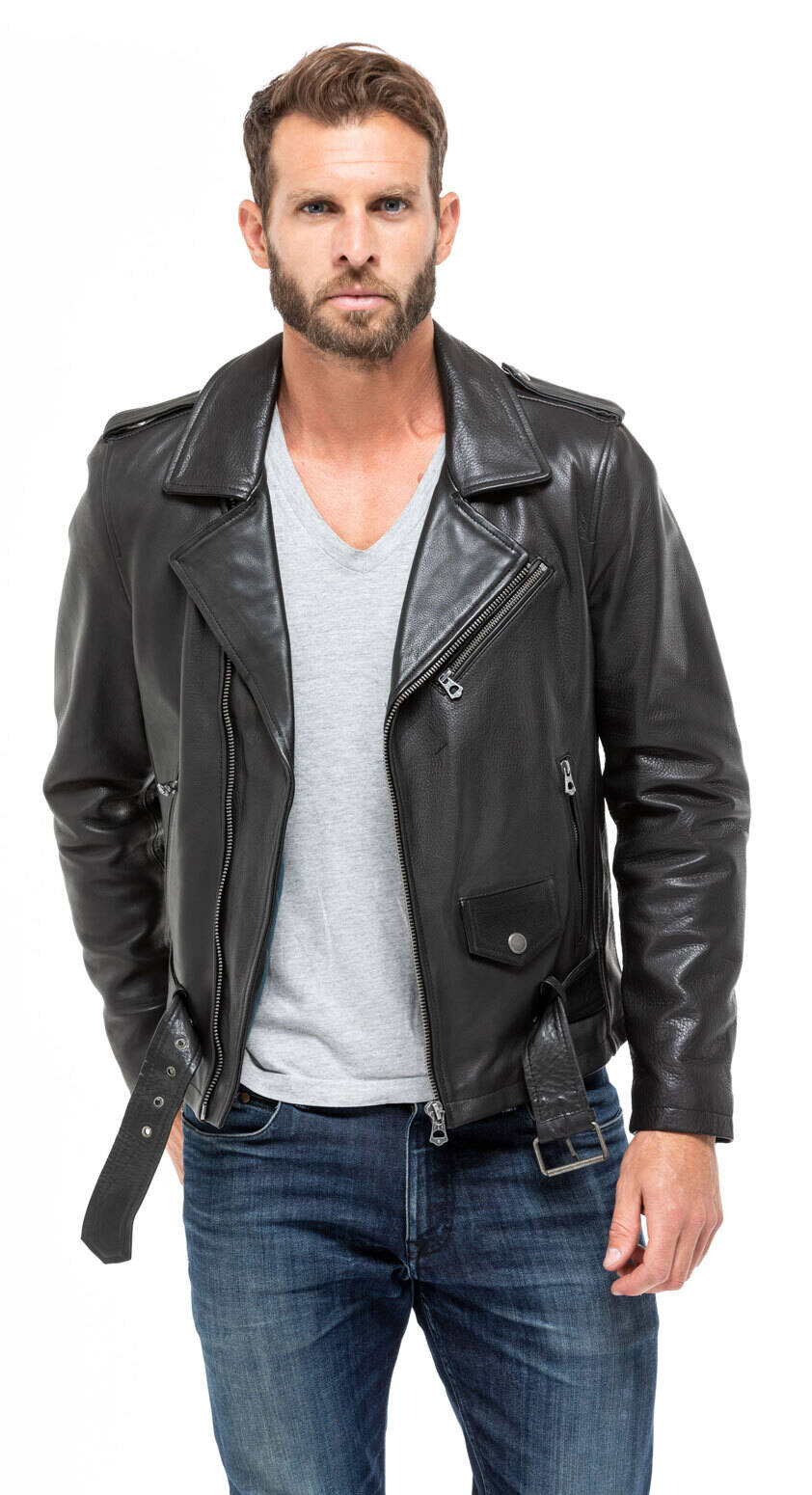 blouson cuir homme perfecto cuir 100866 daytona mannequin (8)