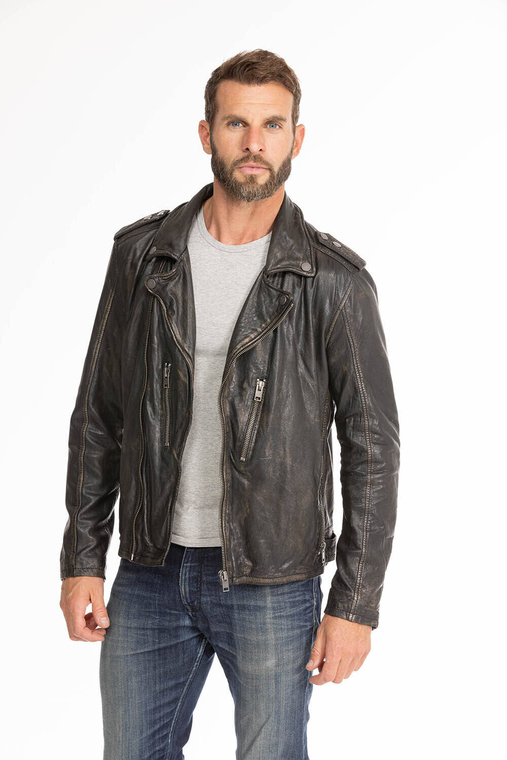 blouson cuir homme perfecto noir ailo (2)