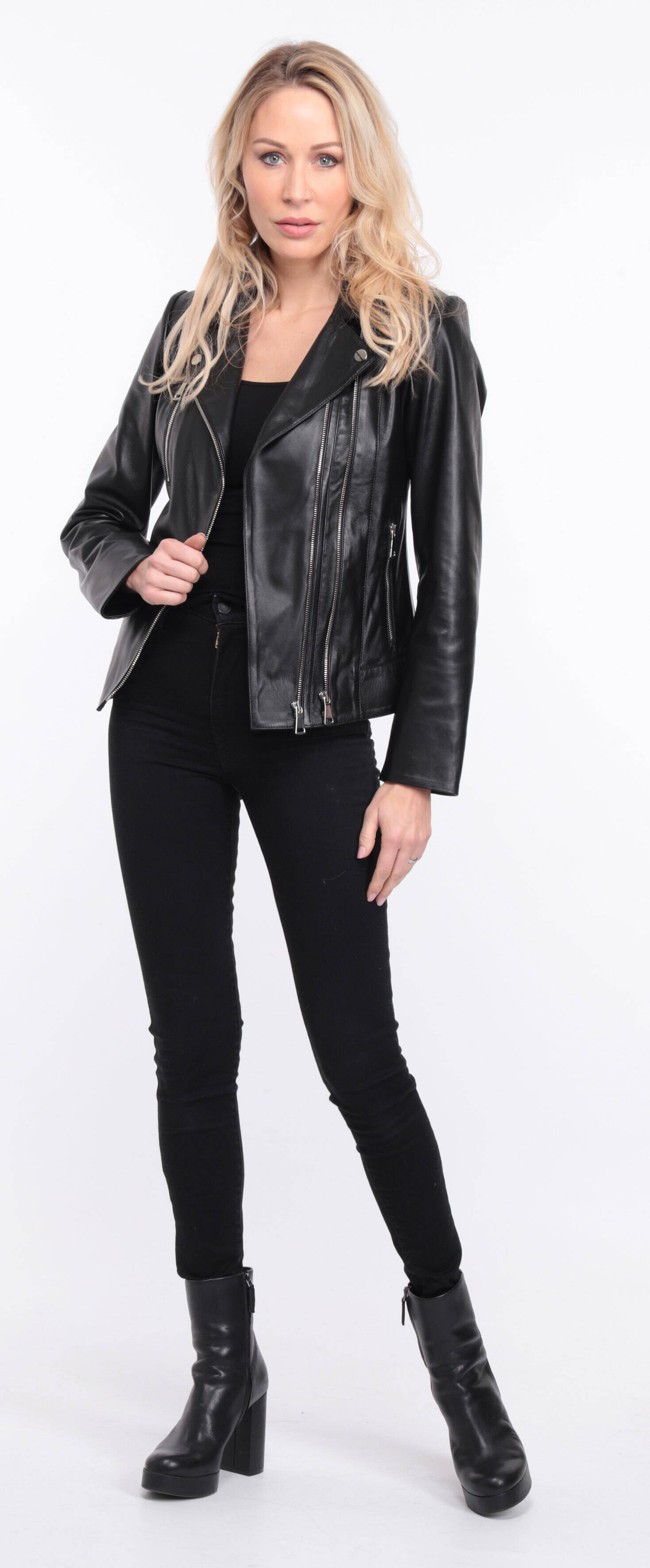 blouson cuir noir elsa (6)