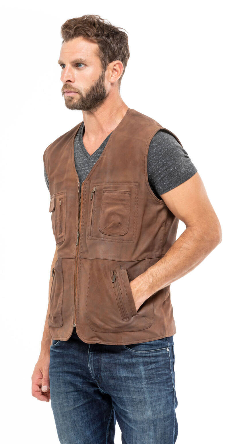 Gilet sans manches gero whisky mannequin (6)