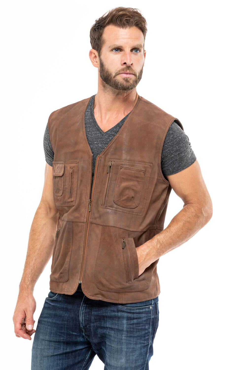 Gilet sans manches gero whisky mannequin (7)