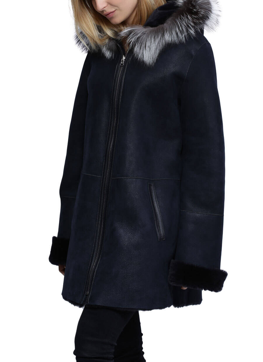 manteau mouton cesaria noir  (2)