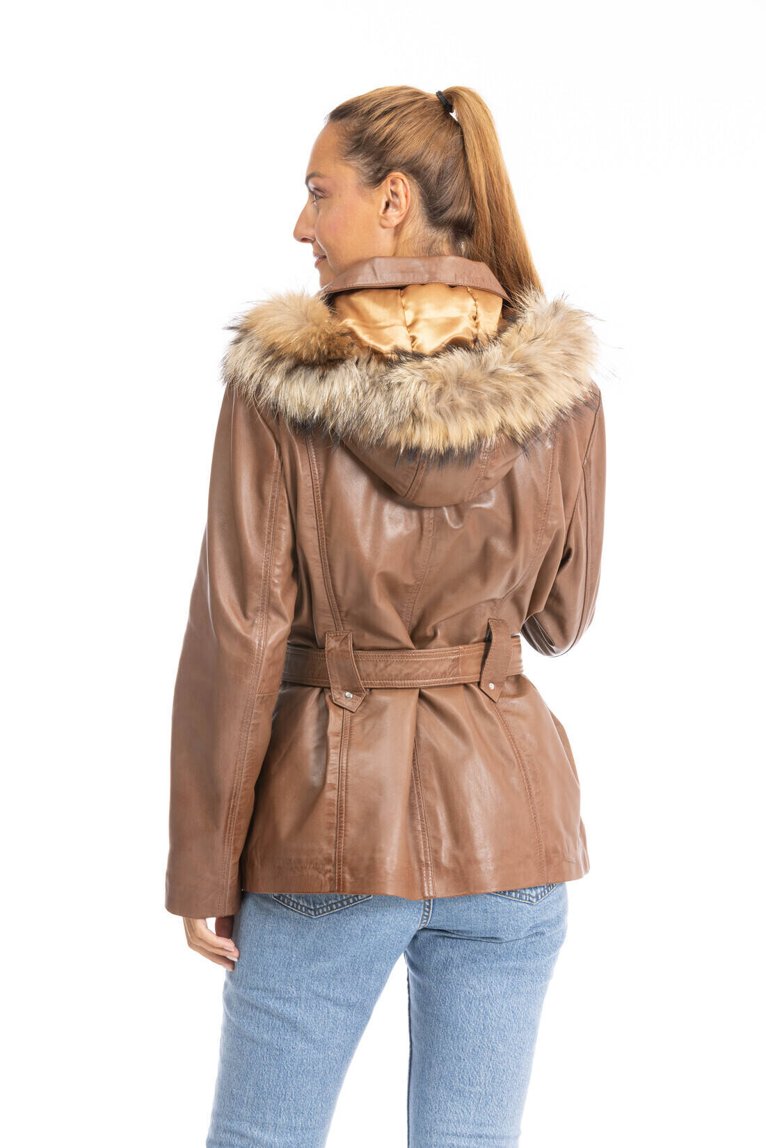 veste cuir femme gold angelique (9)